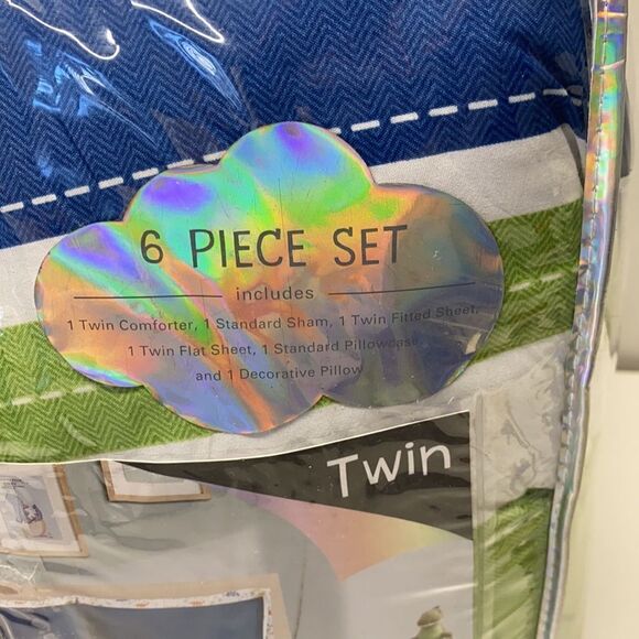 🔥Urban Dreams Sam Collection  6 pc bedding ensemble New - Picture 3 of 16